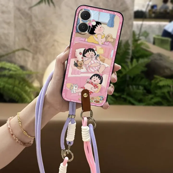 Back%20Cover%20Cute%20Phone%20Case%20For%20Tecno%20Spark%20GO2/Tecno%20POP10%204G%20Soft%20case%20Crossbody%20Cartoon%20Graffiti%20Full%20wrap%20Lanyard%20TPU%20-%20Image%2010