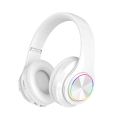 B39 High-Quality Bluetooth Over-Ear Headphones with Mic, 7-Color LED Light, Comfort Fit, and Volume Control - New. 
