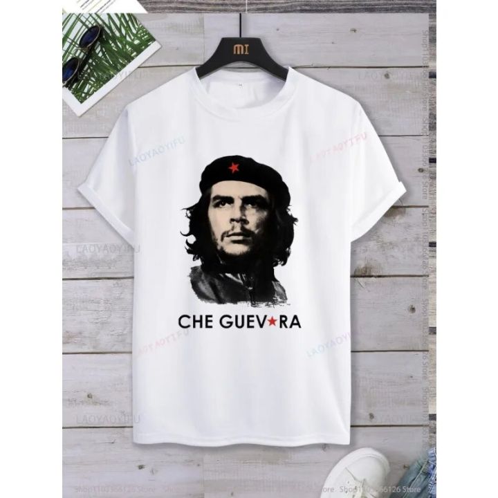 Cuba%20Che%20Guevara%20Portrait%20Ii%20T%20Shirt%20Fidel%20Nostalgia%20Leisure%20Graphic%20Short%20Sleeve%20O-neck%20Leisure%20Streetwear%20Classic%20-%20Image%205
