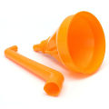 plastic car and motorcycle refueling gasoline engine oil funnel with filter fluid change filling motorcycle car oiler. 