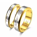 Women's Plated Never Fade Valentine Forever Love Couple Rings. 