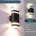 Lampu LED dekorasi dinding, lampu dinding LED, lampu Sconce tahan air, lampu tangga eksternal, lampu masuk, lampu dekorasi rumah. 