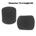 2pcs Sponge Plugs for Speaker Port Tubes Bass Reflex Tubes, Loudspeaker Woofer Vents Enhances Bass Phase B. 