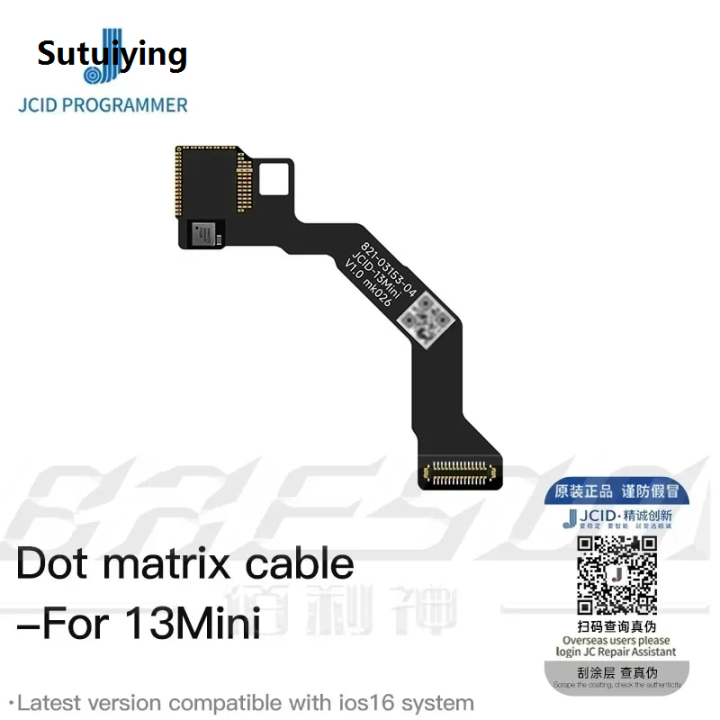 Sutuiying%20Affordable%20JC%20Dot%20Matrix%20Cable%20For%20iPhone%20X/XR/XS%2011/12/13/14%20Pro%20Max%20Mini%20Dot%20Projector%20Read%20Write%20Dot%20Matrix%20Face%20ID%20Repair%20Flex%20Cable%20IC%20-%20Image%204