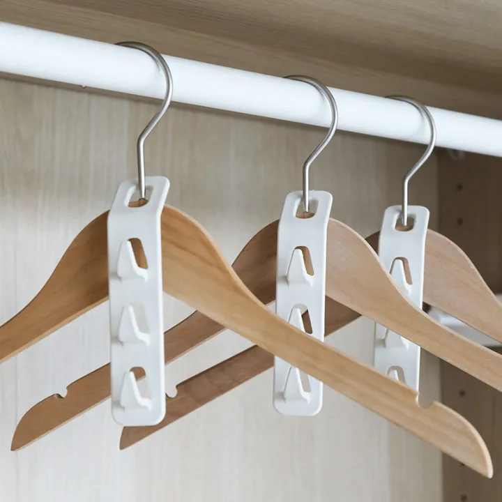 4Pcs/Set%20Hanger%20Connection%20Clothes%20Hook%20Multifunctional%20Hanger%20Storage%20Hook%20Household%20Cabinets%20Folding%20Storage%20Holder%20Behind%20The%20Door%20-%20Image%204