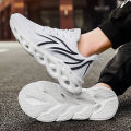 Men's Flame Print Sneakers Mesh Breathable Sneakers Comfortable Running Shoes Outdoor Men Sneakers Athletic Shoes Zapatos Hombre. 