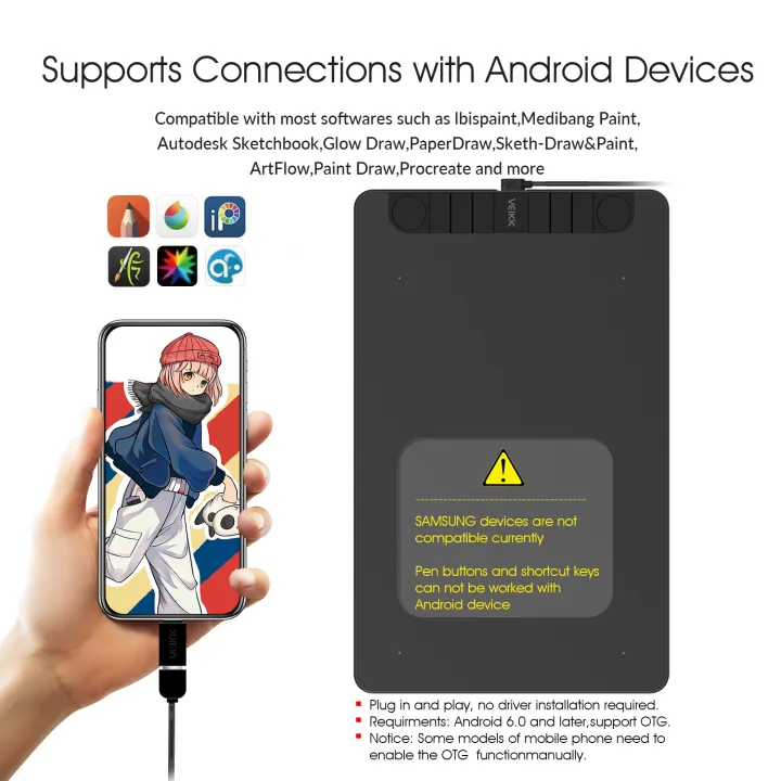 VEIKK%20VK1060PRO%20Graphic%20Tablet%20Digital%20Drawing%20Pad%20Pen%20Tablet%20with%208192%20Tilt%20function%20Passive%20Pen%20-%20Image%203