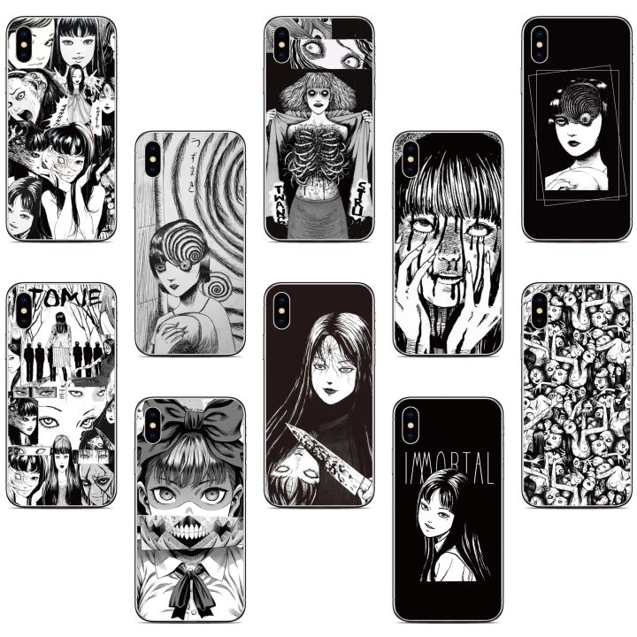 Junji Ito Tomie Phone Case For Tecno Phantom X2 X Camon 15 18 P 19 Pova Neo 2 3 4 Spark 8C 10C 10 9 9T Go 2023 Pop 6 7 Pro Cover