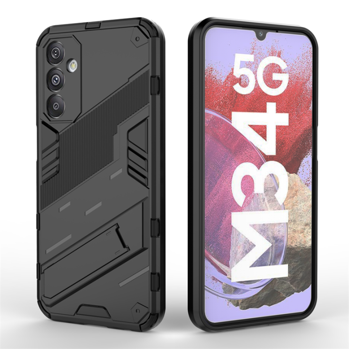 For%20Samsung%20Galaxy%20M34%205G%20Case%20Camera%20Protection%20Back%20Cover%20Bumper%20with%20Kickstand%20Phone%20Stand%20Hardcase%20-%20Image%204