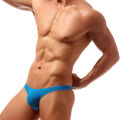 Yfashion Men  Solid Color Underwear -shaped Ice Silk Underwear Pants. 