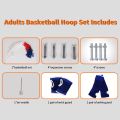 Durable indoor and outdoor children's wall mounted basketball hoop. 