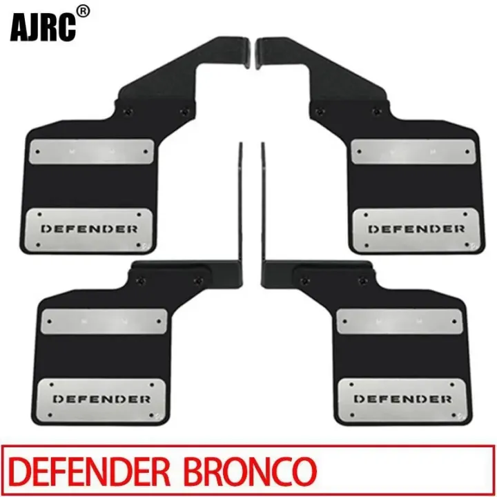 Reading WritingFor 1/10 Rc Climbing Car Traxxas Trx4 Defender Trx-4 Bronco Metal Rubber Mudguard FenderWooden Toys