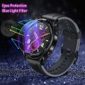 2Pcs For Casio Edifice EFV-540 Smart Watch 2.5D Ultra Slim HD Clear / Anti Purple Light 9H Tempered Glass Screen Protector Film. 