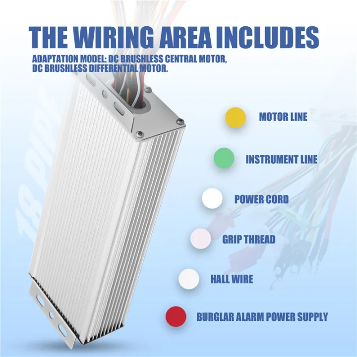 48V%2060V%2064V%2072V%201200W%201500W%2018%20Tubes%20Brushless%20Controller/Ebike%20Controller/Motor%20Controller%20for%20Electric%20Bicycle/Scooter%20-%20Image%202