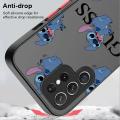 Cute Disney Stitch Angel Case For Samsung Galaxy S24 S23 S22 Ultra S21 S20 FE S10 Plus A15 A25 A35 A55 5G Note 20 10 Back Cover. 