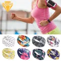 Head Wrap Pastoral Style Outdoor Sports Elastic Women Sweatband. 