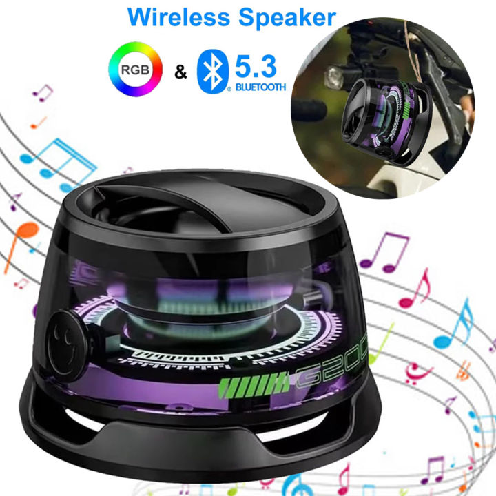 G200 Car Motocycle Magnetic Bluetooth 5.3 Speaker Wireless Portable ...