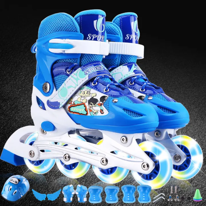 Children's%20The%20Skating%20Shoes%20Full%20Set%20Children's%20Skates2-3-4-5-6-7-8-9-10Adjustable%20Size%20for%20Boys%20and%20Girls%20-%20Image%204