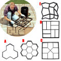 【BestGO】 Plastic Path Maker Pavement Model Concrete Stepping Stone Brick Cement Mould for Garden. 