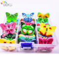 300pcs/bag Food Mixed Flowers Butterfly Wafer Rice Paper Cake Pers Kitchen Tools Wedding Birthday Food Decorations. 