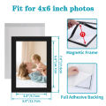 4x6 Inch Magnetic Picture Frames Magnets Photo Frame Rectangle Poster Painting Frame for Refrigerator/Window/Wall Home Decor. 