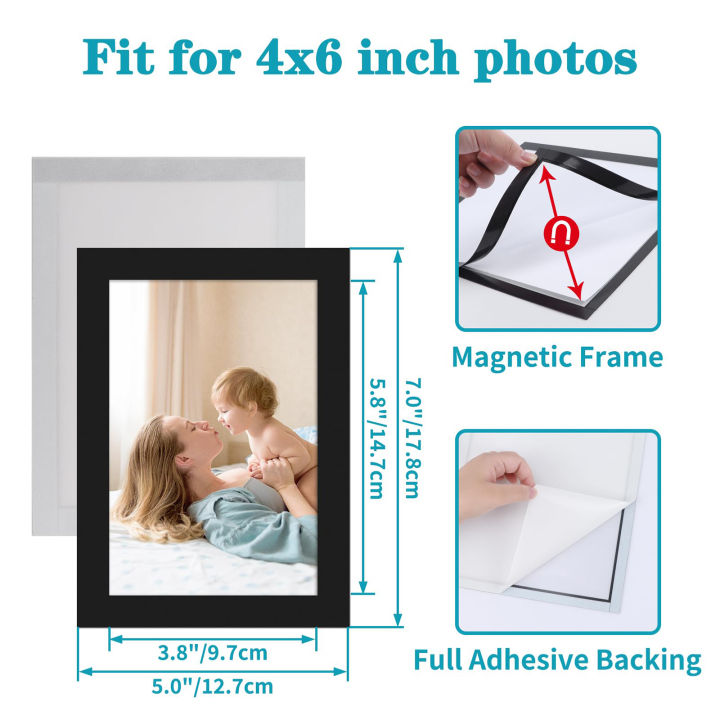 4x6%20Inch%20Magnetic%20Picture%20Frames%20Magnets%20Photo%20Frame%20Rectangle%20Poster%20Painting%20Frame%20for%20Refrigerator/Window/Wall%20Home%20Decor%20-%20Image%206