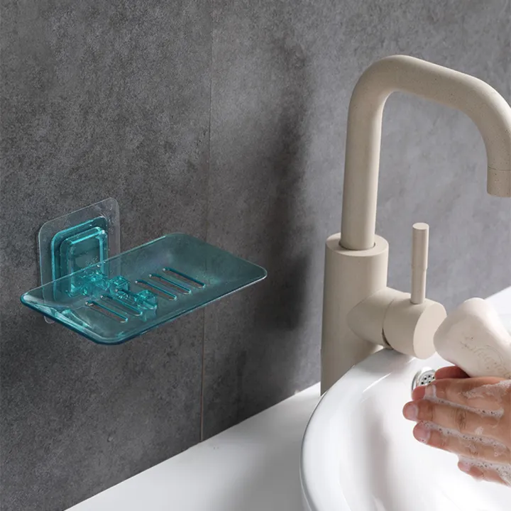 Soap%20Rack%20Wall%20Mounted%20Soap%20Holder%20Double%20Layer%20Soap%20Holder%20Soap%20Sponge%20Dish%20Bathroom%20Accessories%20-%20Image%207