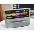Super 800 in 1 Remix Game Card For SNES 16 Bit Video EverDrive, Gray. 