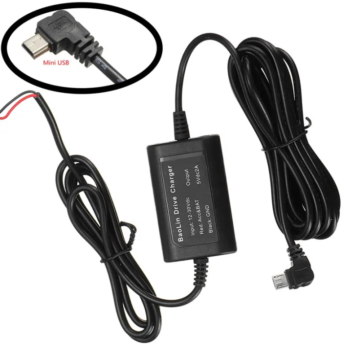 3m%2012V%20To%205V%20Driving%20Recorder%20Power%20Supply%20Step-Down%20Cable%20DC%205V%202A%20Mini/Micro%20USB%20Port%20Wire%20Car%20Charger%20Camera%20Recorder%20Kit%20-%20Image%206