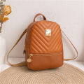 Women Diamond PU Leather Mini Backpack Fashion Girls Multi-Function Backpack. 