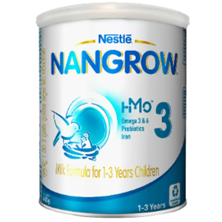 Nestle NANGROW 3 HMO Milk Formula for 1 to 3 years Children, 400g Tin
