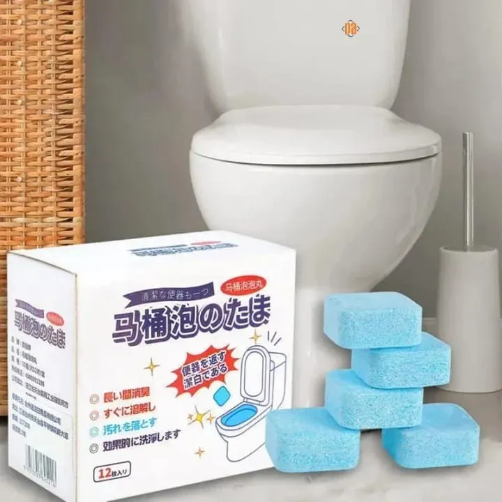 12pcs small toilet tablet pack