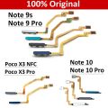 Original Fingerprint For Xiaomi Redmi Note 9 10 Pro 9s Poco X3 Pro M3 Home Button Fingerprint Menu Return Key Sensor Flex Cable. 