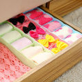 Fine Storage With Dividers Socks Tidy Organizer Plastic 5 Divider Cosmetic Storage Cells Drawer Bra Box Closet Bins Organizer. 