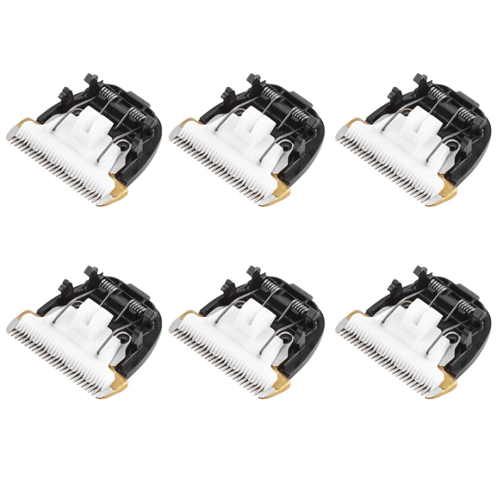 6X Grooming Ceramic Cutter Head Blade 40mm 24 Teeth for Animal Clipper Trimmer