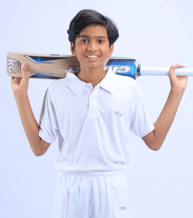 TRE%20Sportswear%20-%20Boy's%20White%20Color%20Test%20Cricket%20T-shirt%20-%20Collared%20/%20Short%20Sleeve%20-%20Image%204