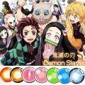 [HOT] 1 Pair Cosplay Color Contact Lenses Demon Slayer Nezuko Cosplay Anime Eye Contacts Pink Blue Green White Lenses Contact Lens. 