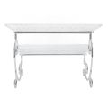 2 Tiered Glass Buffet Serving Tray Exquisite Glass Buffet Serving Tray Multifunctional for Dishes for Party. 