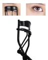 Fully Eyelashes Curler Eyelashes Curling Machine For Women And Girls Easy To Use At Home And Parlor Black Steel 10 Gram Pack Of 1. 