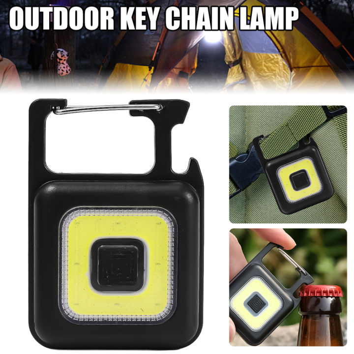 1/3Pcs Portable Mini LED Flashlight Multifunctional COB Keychain Light