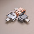Metal Micro Android V8 Mobile Phone TF Memory Card Reader OTG External Memory Expander Batch. 