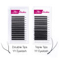 Fadvan YY Shape Lashes 2D/3D 0.05/0.07 Faux Mink C/D/L 8-15mm Natural Soft Brazilian Eyelash Premade Volume Fan Lashes Extension. 