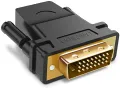 DVI to HDMI Adapter Converter DVI 24+1 Pin Male to HDMI Female 1080P Converter Adapter for HDTV Monitor Computer PC Laptop. 