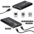 4K Video Capture Game Capture USB 2.0 Recorder Box for Live Streaming Video Broadcast. 