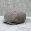 Cotton Linen Newsboy Caps Plus Size 63CM Men Spring Summer Thin Retro Beret Hat Fashion Casual Octagonal Hats. 