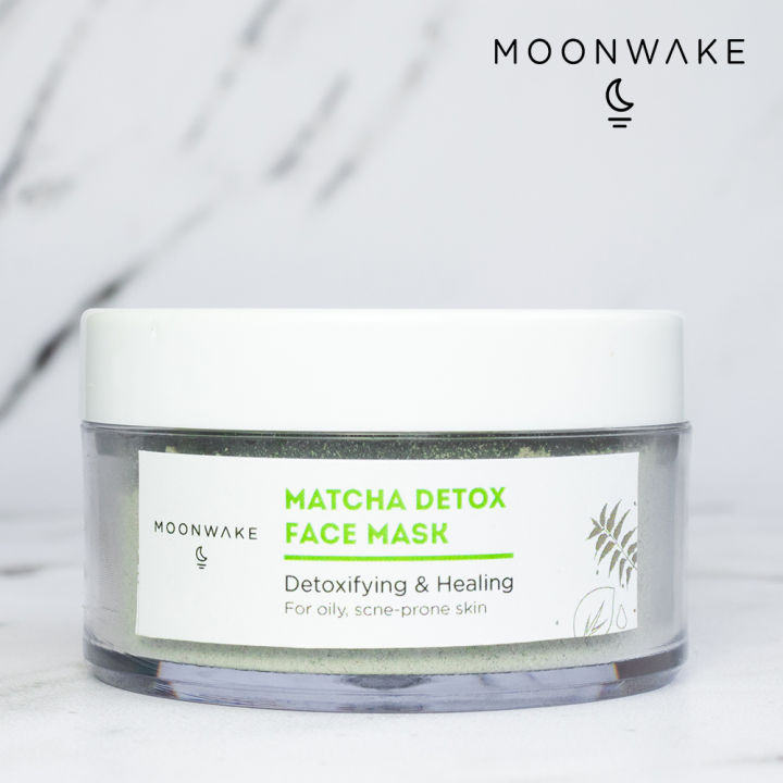 Moonwake: Matcha Detox Face Mask - Natural Face Pack – 30Gms