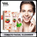 HOYGI Tomato Brightening Facial Cleanser Deep Cleansing Pores Oil Control Face Wash Remover Acne Soothe Skin Foam Cleanser Care. 