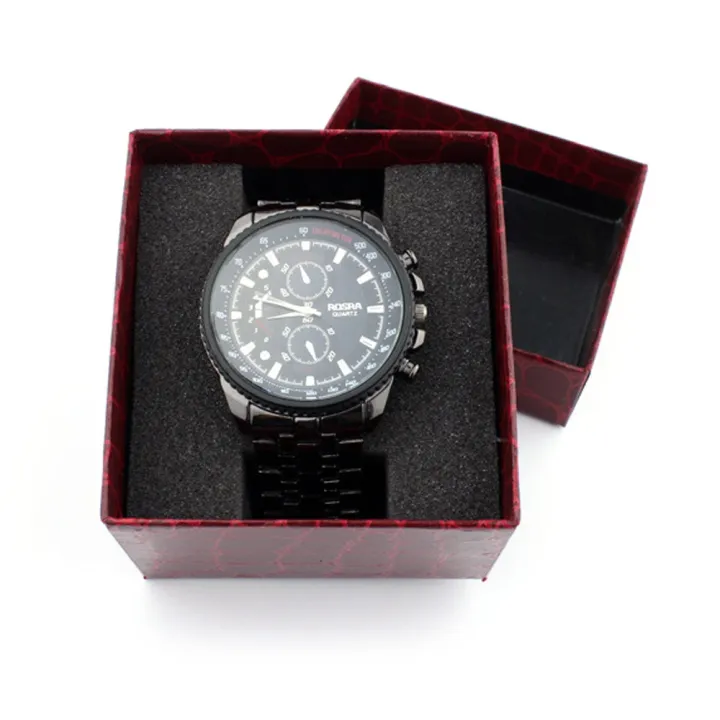 【ZIME】Watch Box Crocodile Pattern Matte Retro High end Gift Box Durable Bracelet Gift Box Bracelet Jewelry Watch Box