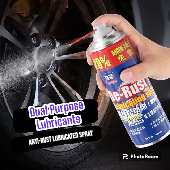 [1] De-Rust Lubricating Spray, 450ml Samea as WD-40. Rust Remover Lube ...