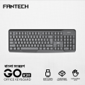 FANTECH GO K211 Smooth Typing Keyboard 104 Keys Spill Resistant Keyboard. 